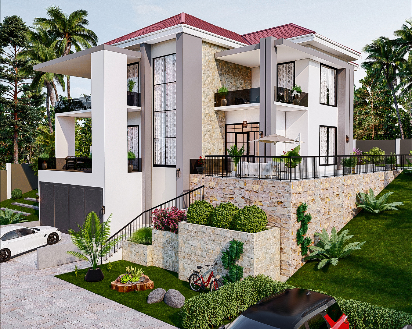 House Plan ID-33409, 7 bedrooms, 13716+3206 bricks and 149 corrugated | System 360