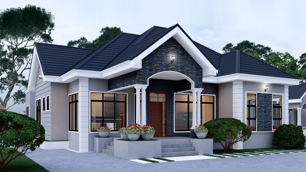 House Plan ID-26540, 4 bedrooms, bricks and corrugated | makazi.network
