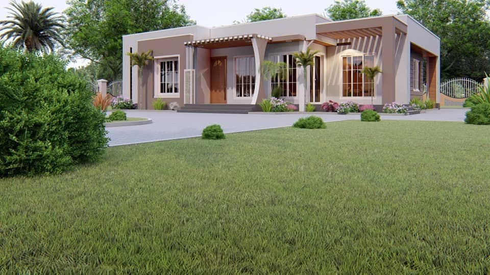 House Plan ID-15435, 4 bedrooms, 4937+1983 bricks and 113 corrugated | System 360