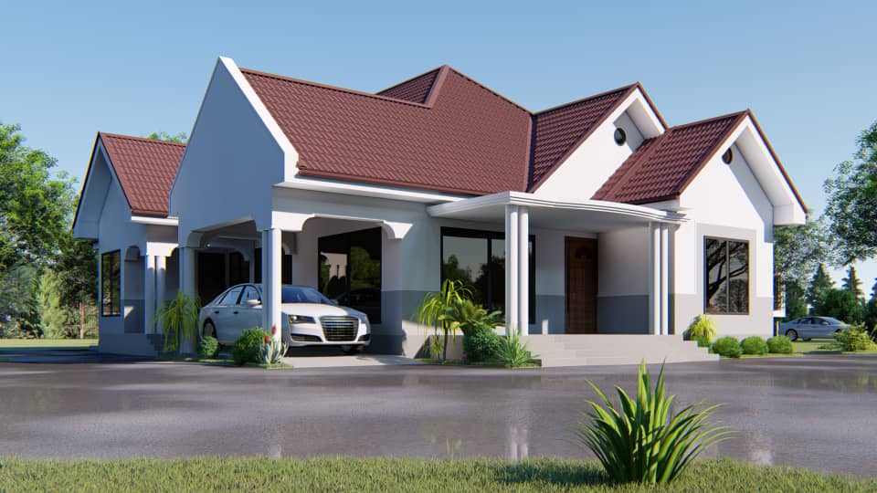 House Plan ID-16141, 3 bedrooms, 4135+2056 bricks and 159 corrugated | Makazi Network
