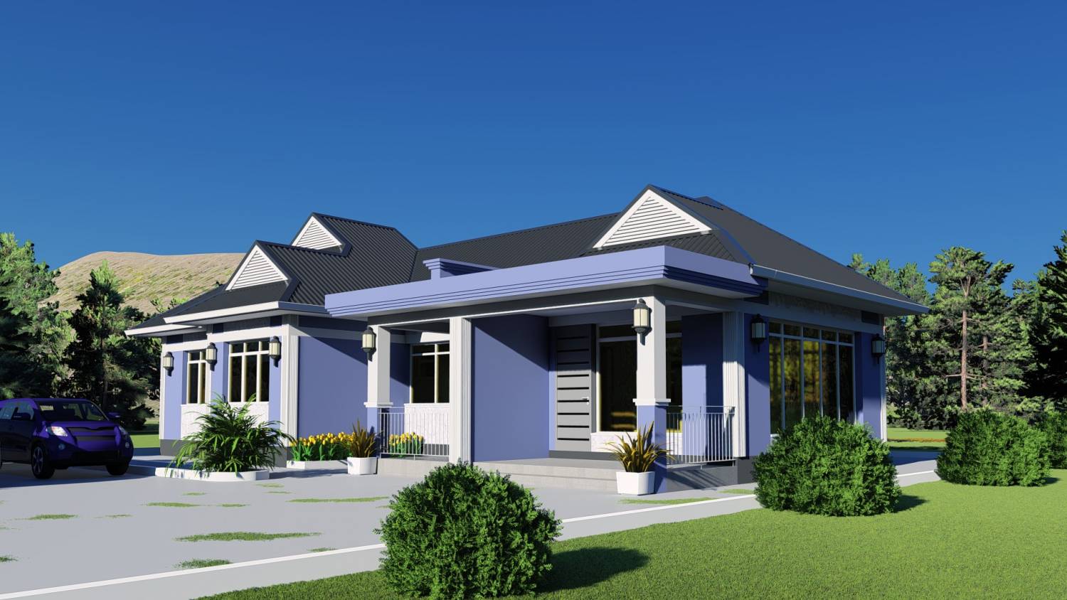 House Plan ID-13047, 4 bedrooms, 2112+921 bricks and 94 corrugated | Makazi Network