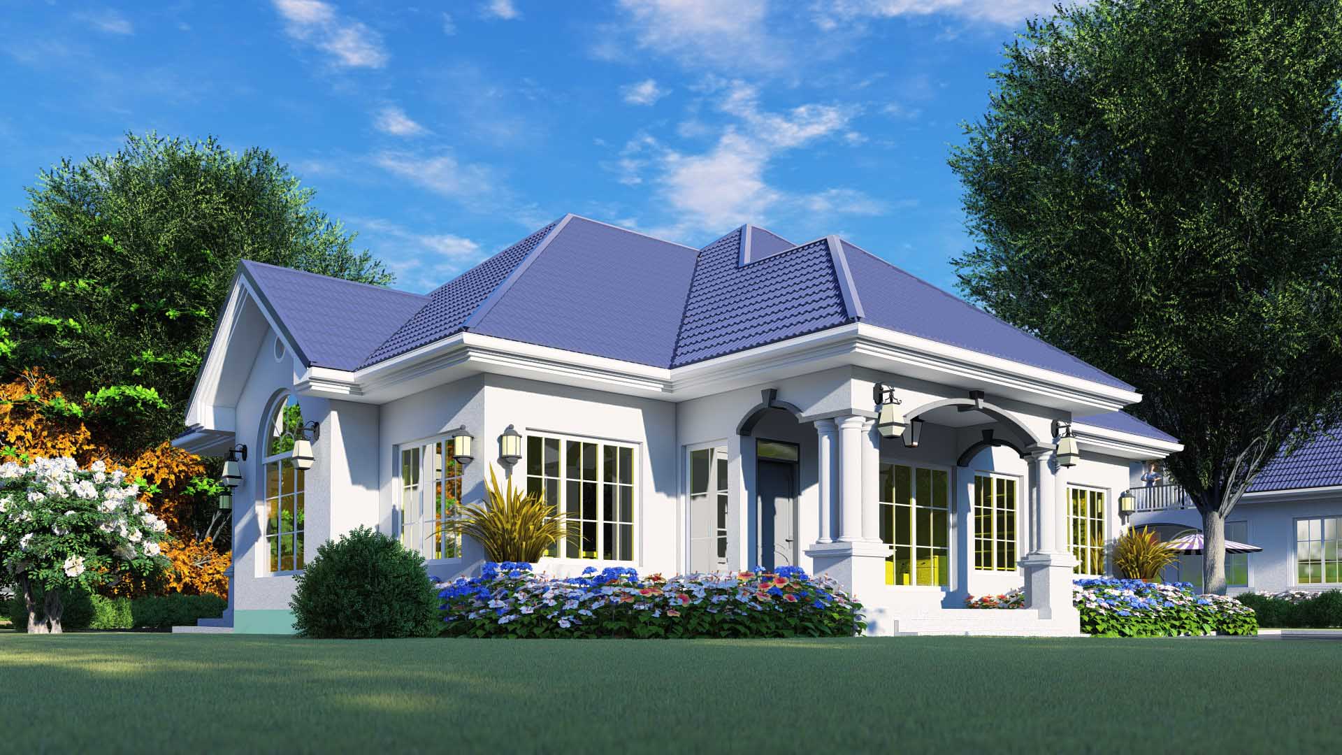 House Plan ID-22251, 3 bedrooms, 2925+1454 bricks and 112 corrugated | System 360