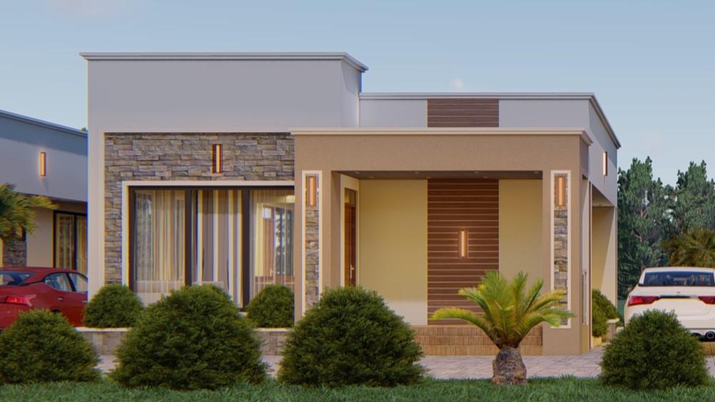 House Plan ID-28694, 2 bedrooms, 2009+745 bricks and 34 corrugated | Makazi Network