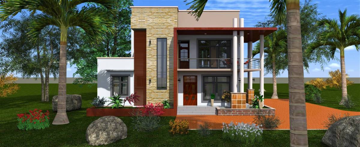 House Plan ID-14910, 2 bedrooms, 5596+1450 bricks and 58 corrugated | Makazi Network