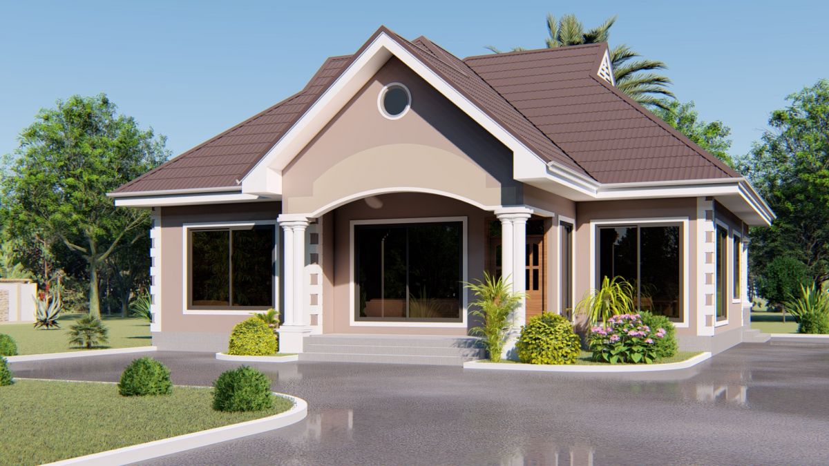 House Plan ID-16599, 3 bedrooms, 2685+1335 bricks and 103 corrugated | System 360
