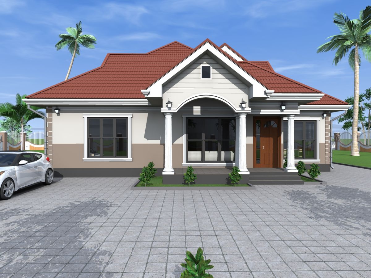 House Plan ID-16535, 4 bedrooms, 4028+2003 bricks and 155 corrugated | Makazi Network