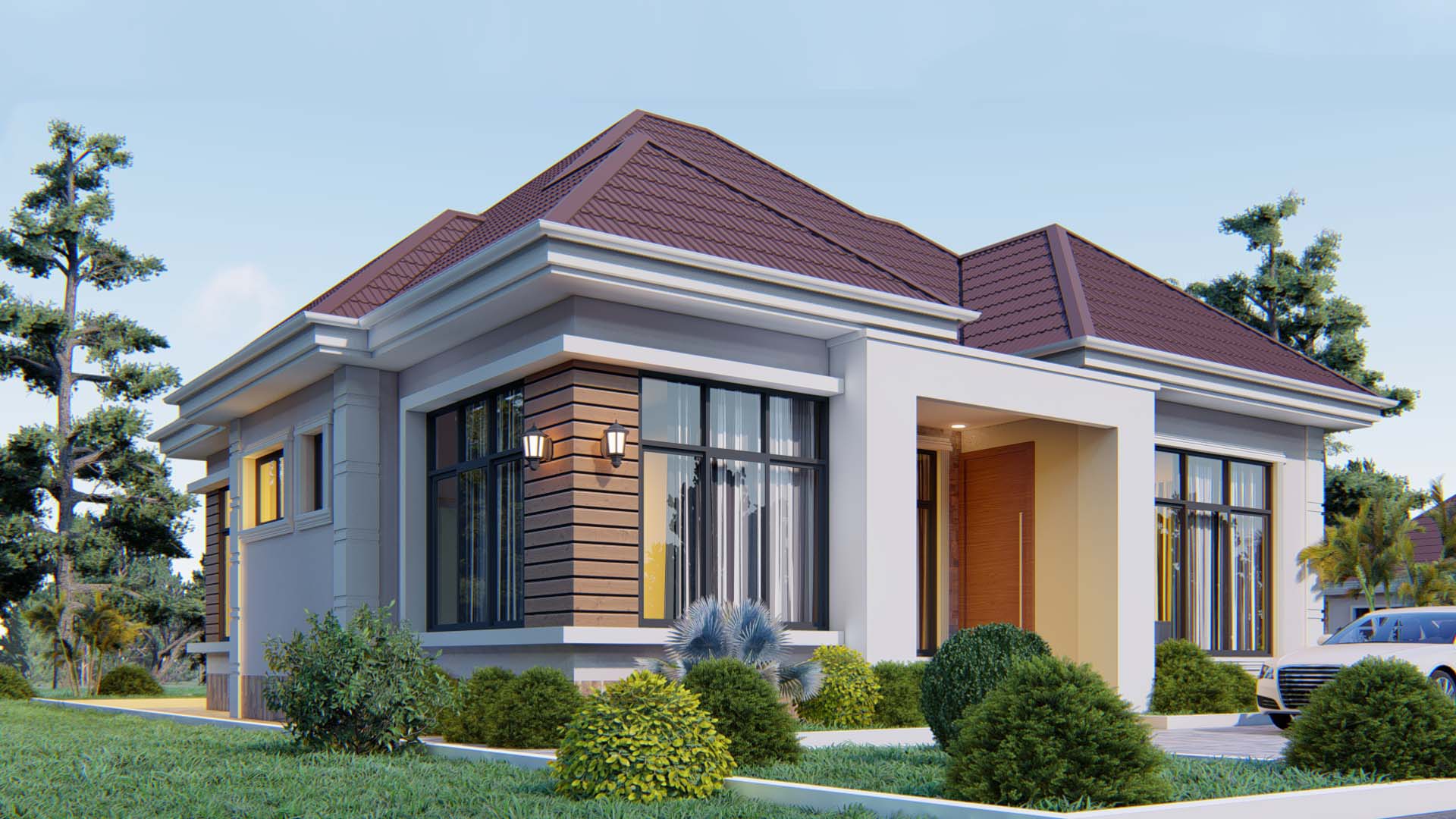 House Plan ID-27394, 3 bedrooms, 3025+1504 bricks and 116 corrugated | Ujenzi 360 TZ