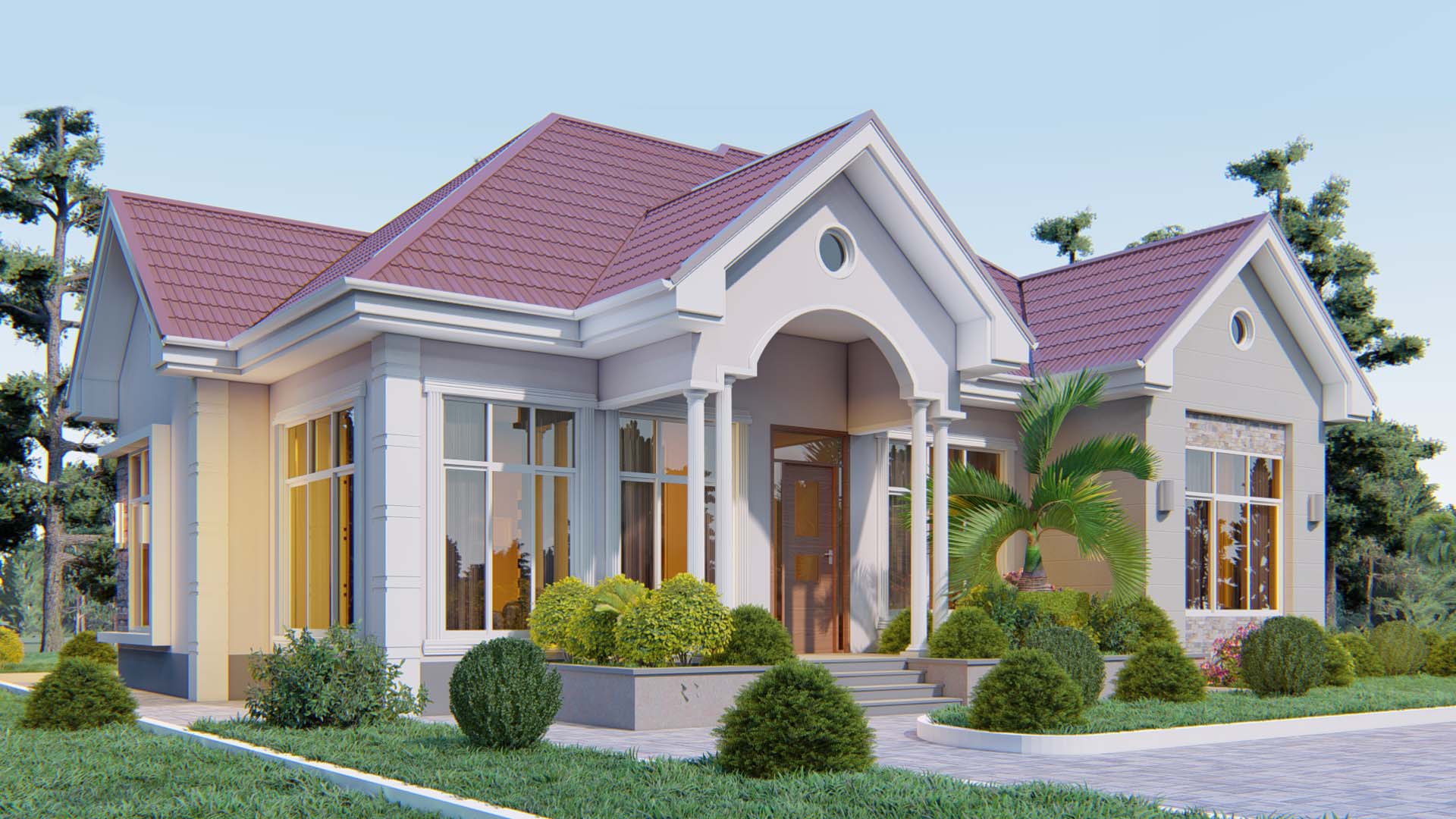 House Plan ID-27393, 3 bedrooms, 3265+1623 bricks and 125 corrugated | System 360