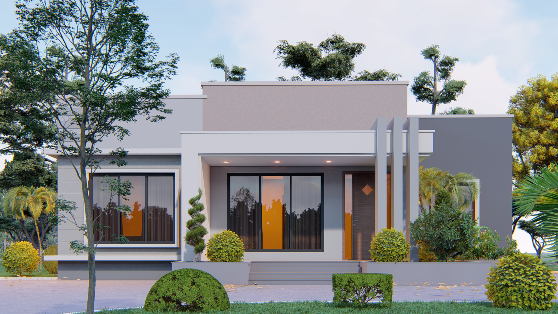 House Plan ID-19790, 4 bedrooms, 5760+2136 bricks and 99 corrugated | Makazi Network