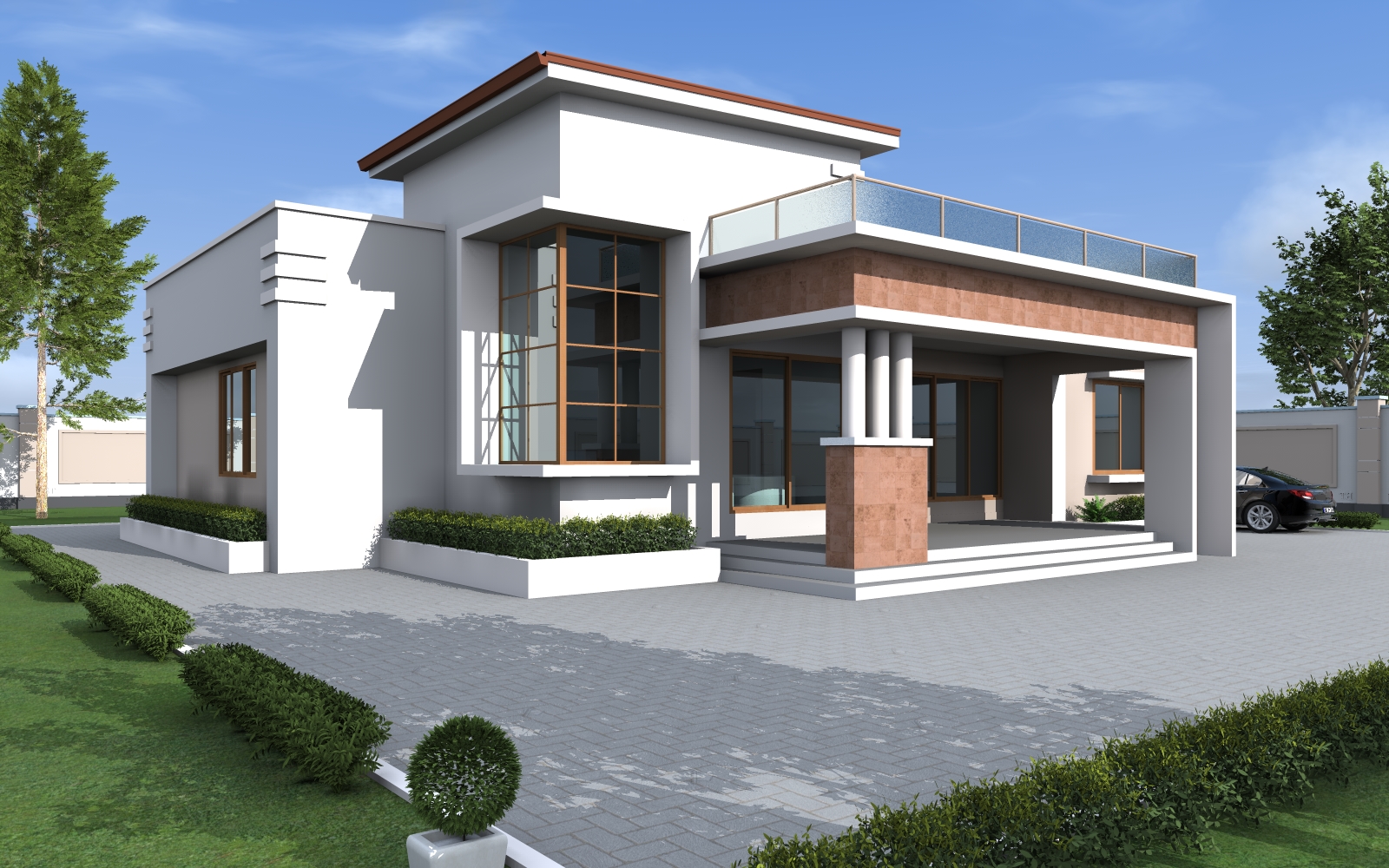 House Plan ID-17145, 4 bedrooms, 6228+2335 bricks and 108 corrugated | System 360