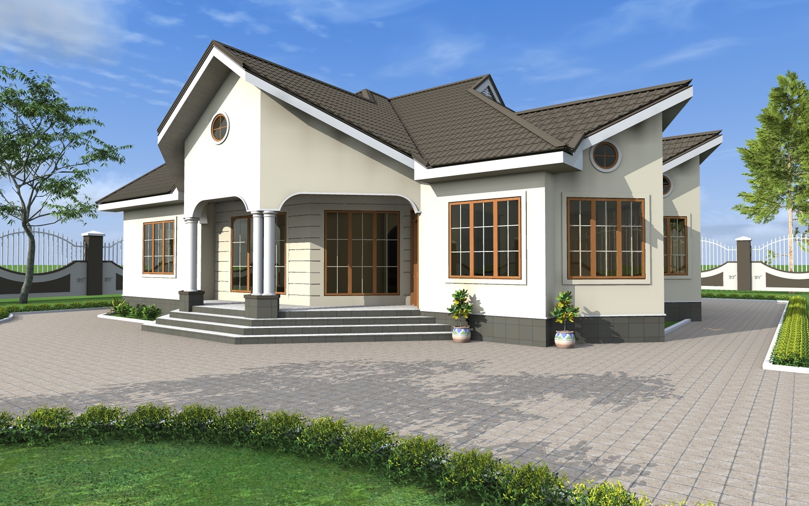 House Plan ID-16974, 4 bedrooms, 3586+1960 bricks and 131 corrugated | Makazi Network