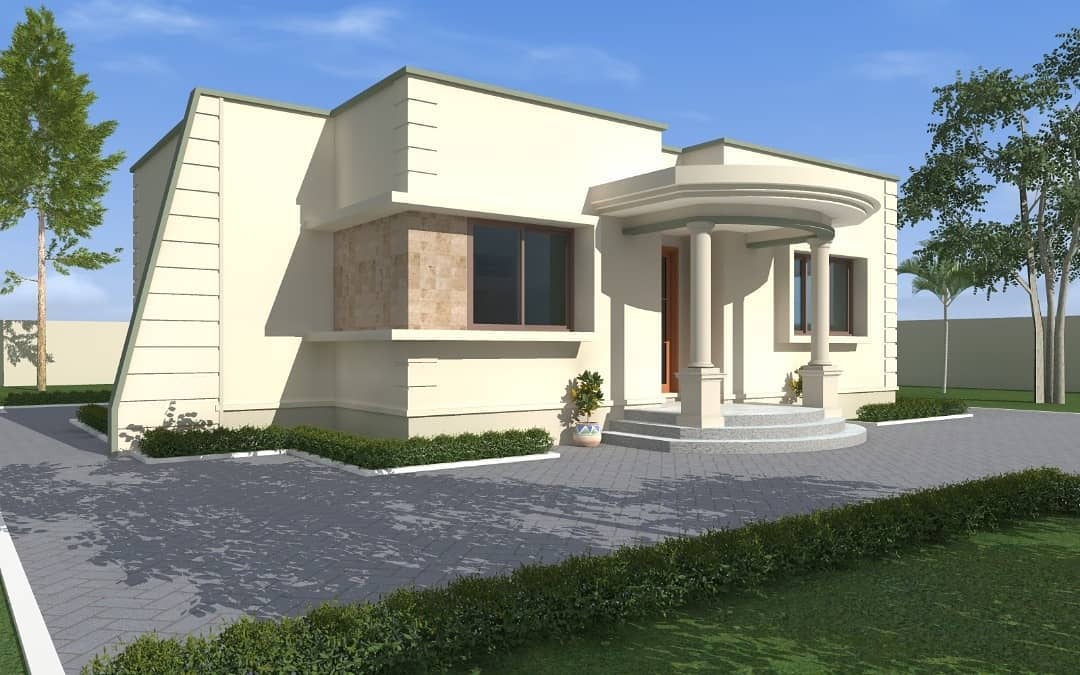 House Plan ID-16975, 2 bedrooms, 2713+1006 bricks and 46 corrugated | Makazi Network