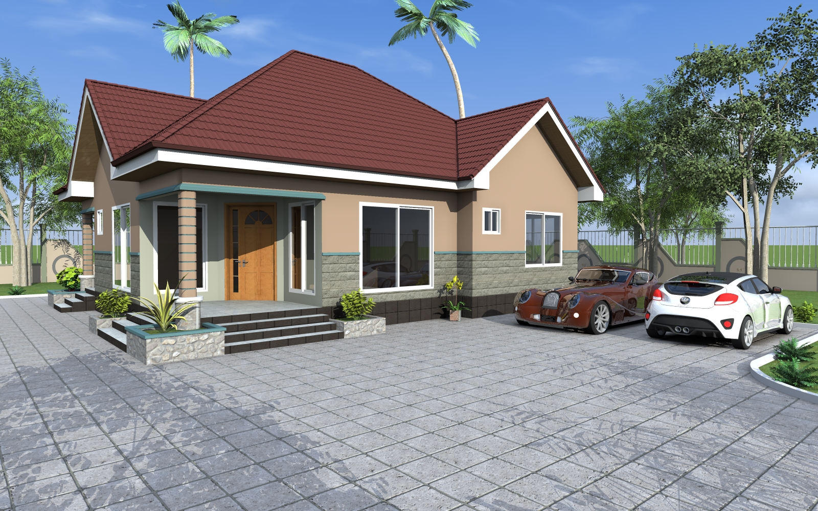 House Plan ID-17111, 3 bedrooms, 2524+1255 bricks and 97 corrugated | System 360