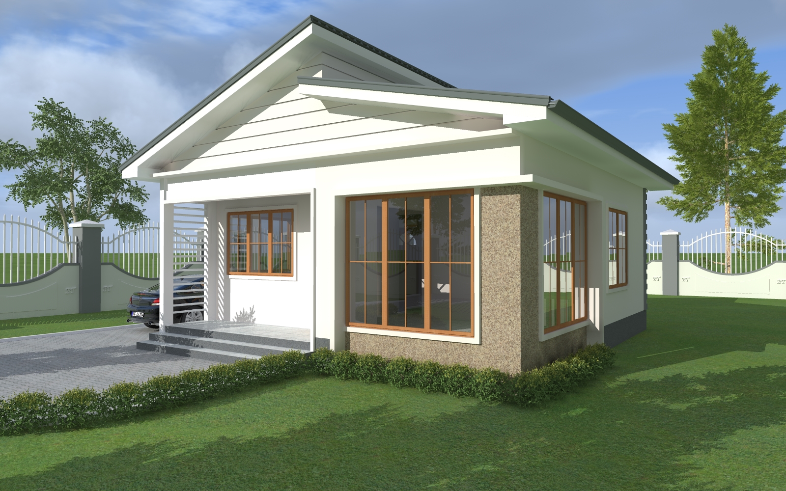 House Plan ID-17614, 2 bedrooms, 1369+681 bricks and 53 corrugated | Makazi Network